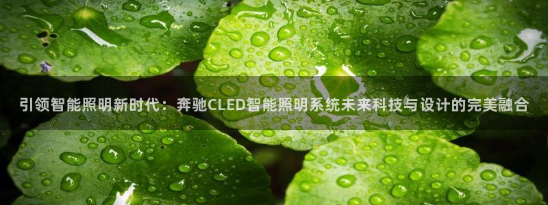 引领智能照明新时代:奔驰CLED智能照明